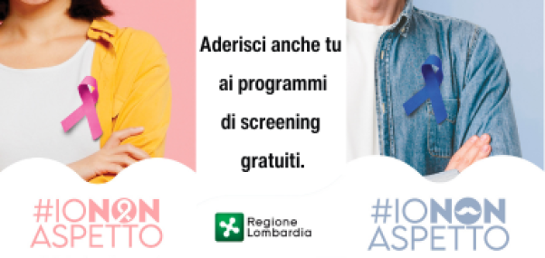 Screening oncologici cervice uterina, colon retto, mammografico e prostata